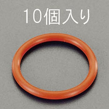 P-18   オーリング (シリコンゴム/10個) エスコ