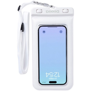 [各種スマートフォン対応]DIVAID フローティング防水ケース ワイドサイズ ショルダーストラップ DIVAID