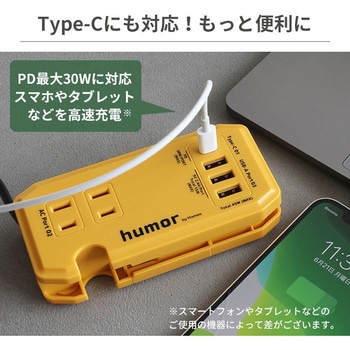 humor handy Plus AC PD30W対応 USB タップ humor