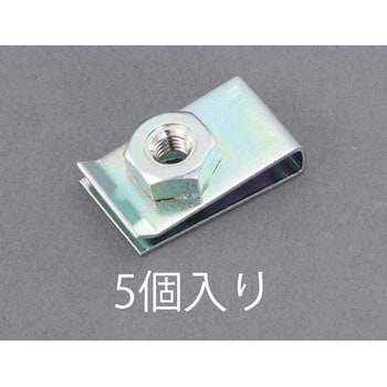 M10/37x20mm クリップナット(5個) - エスコ