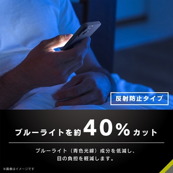 iPhone 15 Pro 衝撃吸収&ブルーライト低減 画面保護フィルム 反射防止 トリニティ