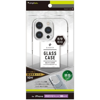 iPhone 15 Pro [GLASSICA] 背面ガラスケース トリニティ