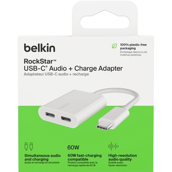 RockStar USB-Cオーディオ + 充電アダプター BELKIN(ベルキン)