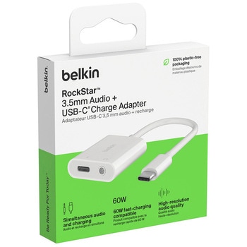 RockStar 3.5mmオーディオ + USB-C充電アダプター BELKIN(ベルキン)