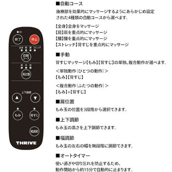 家庭用電気マッサージシート スライヴ(THRIVE)
