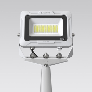 高演色 看板灯 一体型LEDアームライト 30W 約60cmアーム ワイド照射 GOODGOODS(グッド・グッズ)