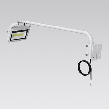 高演色 看板灯 一体型LEDアームライト 60W 約90cmアーム ワイド照射 GOODGOODS(グッド・グッズ)