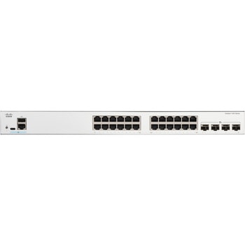 Catalyst 1200 スマート スイッチ 24 ポート GE 4x10GE SFP+ 金属筐体 静音ファンレス Cisco(シスコ)