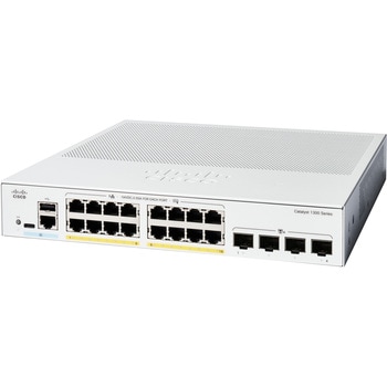 C1300-16P-4X Catalyst 1300マネージド スイッチ 16 ポート GE PoE 4x10GE SFP+ 金属筐体 Cisco(シスコ)  ファンレス 対応 - 【通販モノタロウ】