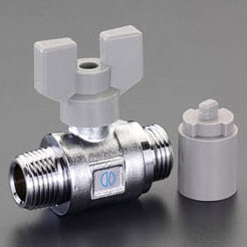 R 1/2"xG 1/2" ボールバルブ(フルボア) - エスコ