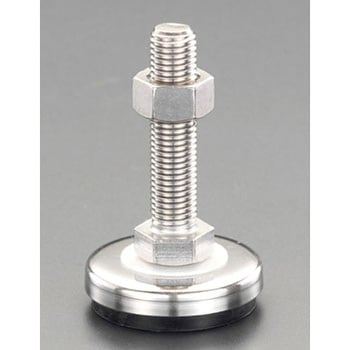M8x 60mm/40mm/300kg アジャストベース(ステンレス製) - エスコ