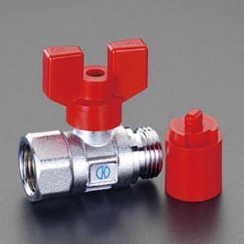 Rc1/2"xG 1/2" ボールバルブ(耐熱) - エスコ
