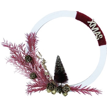 ウッドリース レッド 20cm - 東京ローソク製造