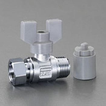 R 1/2"xG 3/4" ボールバルブ(片ナット付) エスコ