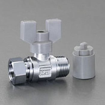 R 3/4"xG 3/4" ボールバルブ(片ナット付) エスコ
