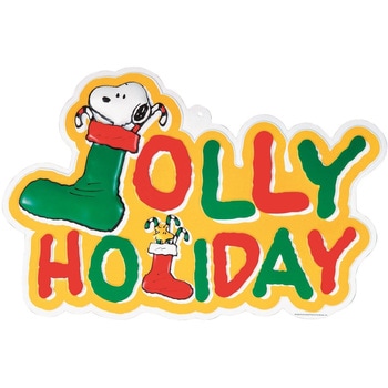 スヌーピー ウォールデコ JOLLY HOLIDAY 東京ローソク製造