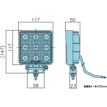LSL-1407YE LED作業灯 JB(日本ボデーパーツ工業)