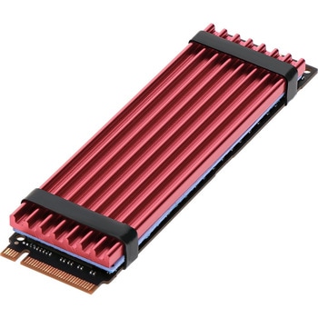 M.2 2280 SSD用 ヒートシンク、熱伝導シート、固定用シリコンゴムセット OWLTECH(オウルテック)
