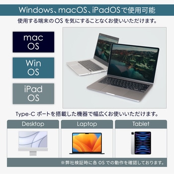 5 in 1 USB Type-C マルチポートアダプタ OWLTECH(オウルテック)