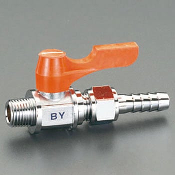 R 1/8"x 6.0mm ミニボールバルブ エスコ