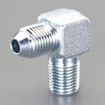 G 1/2"xR 1/2"/90° ニップル(油圧用) エスコ