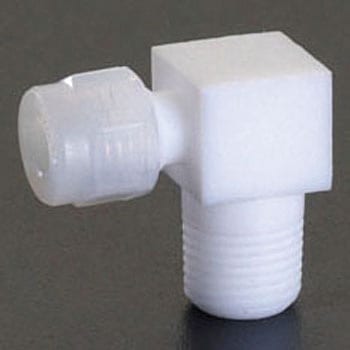 12mmxR 1/4" エルボ(雄ねじ/フッ素樹脂製) エスコ