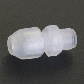 12mmxR 1/2" ユニオン(ハーフ/PP製) エスコ