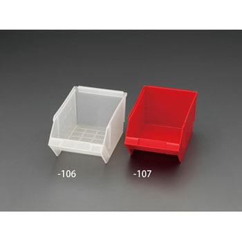 127x200x100mm パーツトレー (赤色) - エスコ