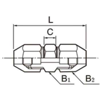 4mm ユニオン(PP製) エスコ