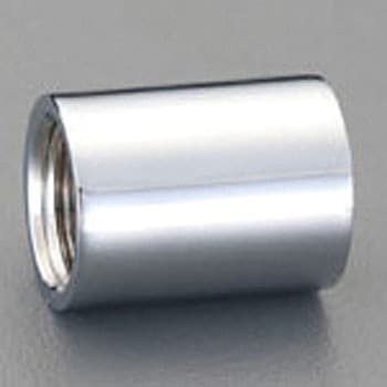 Rc3/4"xRc3/4" 給水管ソケット(クロムメッキ) エスコ