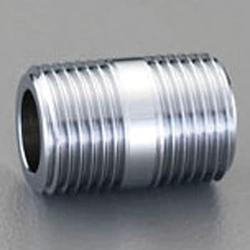 R 3/4"xR 3/4" 給水管ニップル(クロムメッキ) エスコ