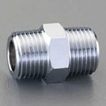 R 1/2"xR 3/4" 給水管ニップル(クロムメッキ) エスコ
