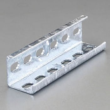 185x 40x40mm アングル接続金具(ステンレス製) エスコ