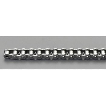 #80 1"  ( 25.4mm)x3m ローラーチェーン(ステンレス) エスコ