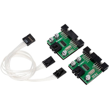 HUB-07 USB2.0ヘッダー 4分配ハブ アイネックス High-Speed