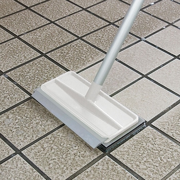 玄関タイルブラシスポンジF水切り付 アズマ工業