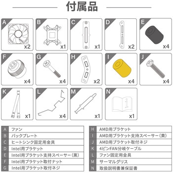 デュアルファンCPUクーラー OWLTECH(オウルテック)