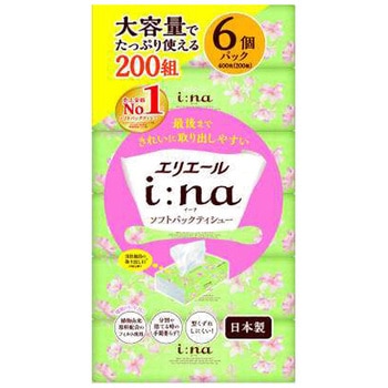 エリエールイーナティシューソフトパック エリエール