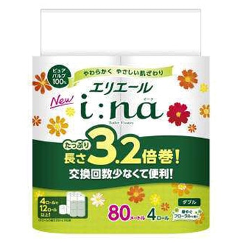 エリエールi：na(イーナ)トイレット3．2倍巻 エリエール