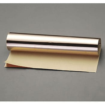365x 600x0.1mm 銅薄板(粘着付・ロール巻) エスコ