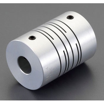 6 x6.35mm/25mm フレキシブルカップリング(セットスクリュー) エスコ