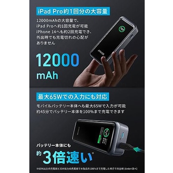 A1335N11 Anker Prime Power Bank (12000mAh， 130W) 1個 Anker