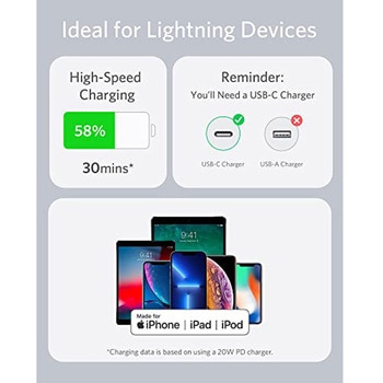 Anker PowerLine III Flow USB-C & ライトニング ケーブル 1.8m Anker(アンカー)