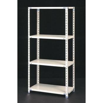 875x600x1800mm/150kg/4段 スチール棚 エスコ