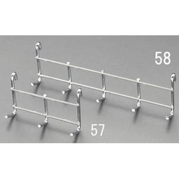 145x54mm メタルラック用 フック エスコ
