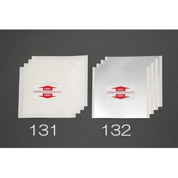 100x110x0.2mm 連結粘着シート(シルバー/4枚) エスコ