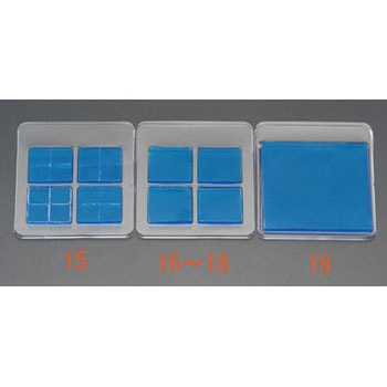 30x 30x5mm 耐震ベース(角/4枚) - エスコ
