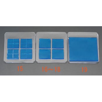 40x 40x5mm 耐震ベース(角/4枚) エスコ
