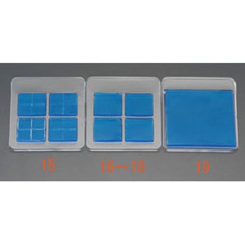 50x 50x5mm 耐震ベース(角/4枚) エスコ