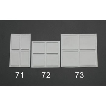 20x 40x3mm 耐震ベース(クリア/4個) エスコ